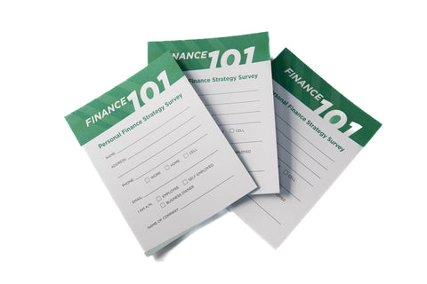 ENGLISH -- Finance 101 Survey Card 3rd Ed. (50 Pack)