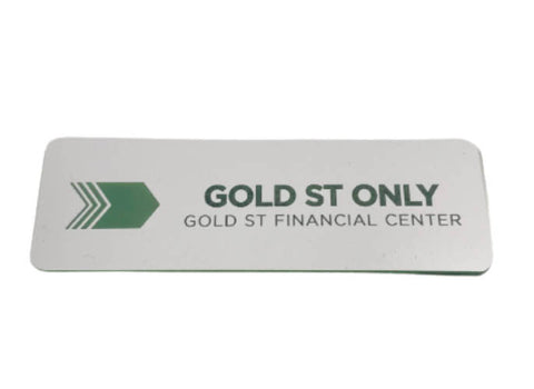 WSB Nametag - GOLD St Only