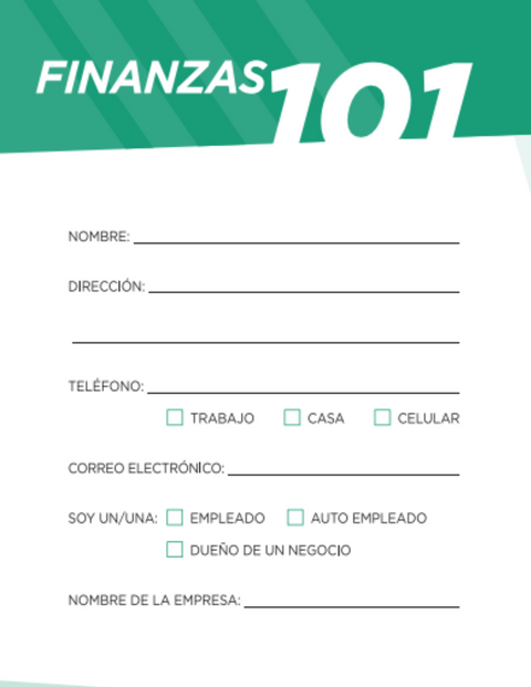 SPANISH -- Finance 101 Survey Cards (Pack of 50)
