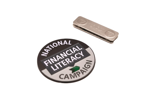Financial Metal Campaign Pin