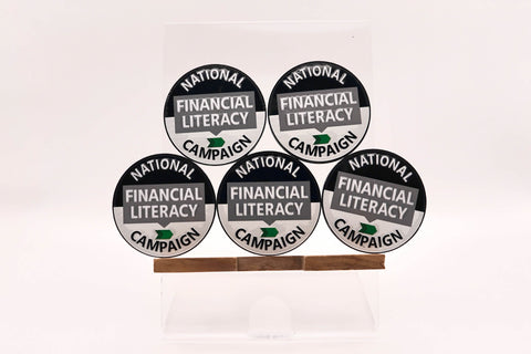 Financial Literacy Campaign Magnetic Pins (Pack of 5)
