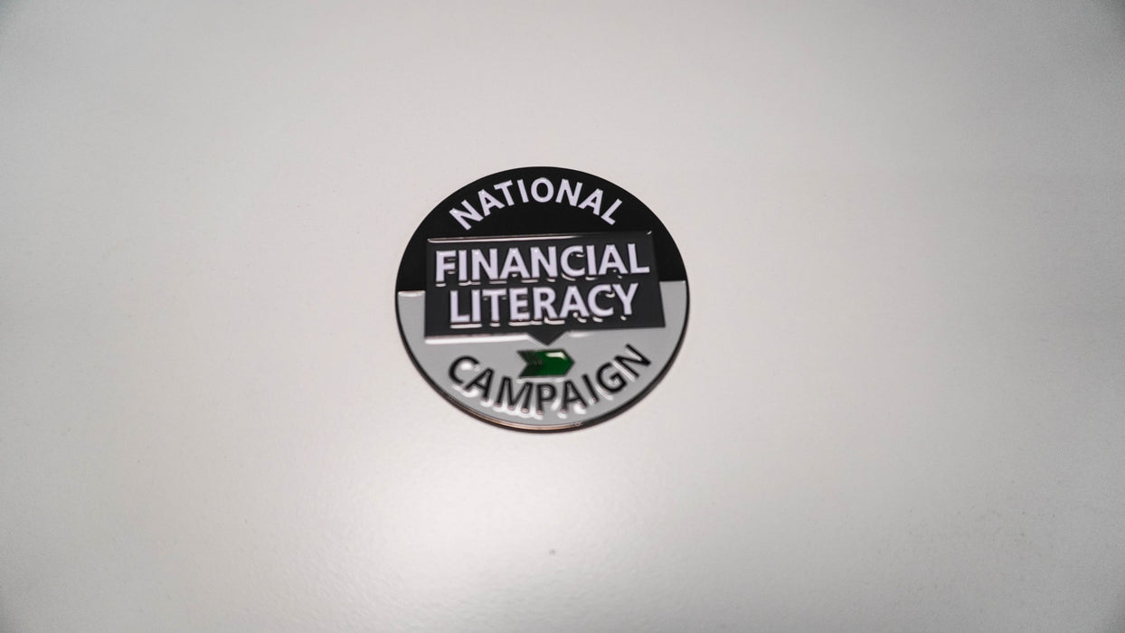Financial Metal Campaign Pin