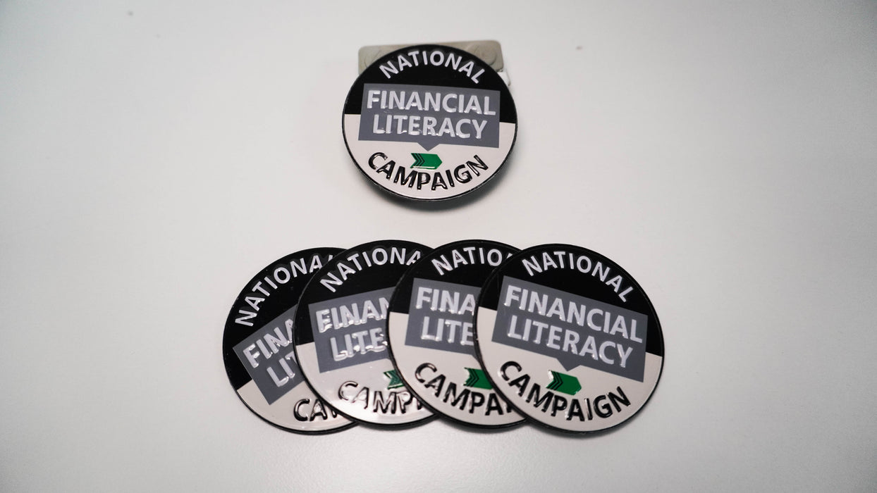Financial Literacy Campaign Magnetic Pins (5 Pack)