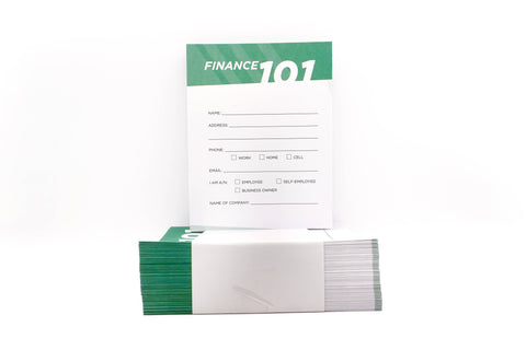 Finance 101 Survey Card 2nd Ed. (50 Pack)