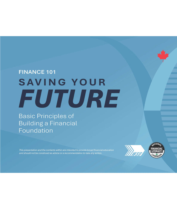 Building a Financial Foundation Flipchart Canada Edition (Blue Flipchart)