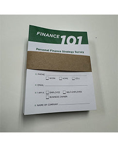 Finance 101 Survey Card (50 Pack)